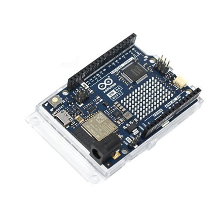 Official Arduino UNO EK R4 WiFi Made in India, Renesas RA4M1 / ESP32-S3 – Wi-Fi, Bluetooth, USB-C, CAN, DAC, OP AMP, Qwiic Connector, 12×8 LED Matrix
